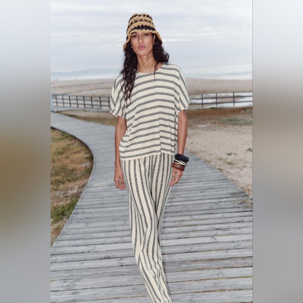 Zara Black and Cream Set